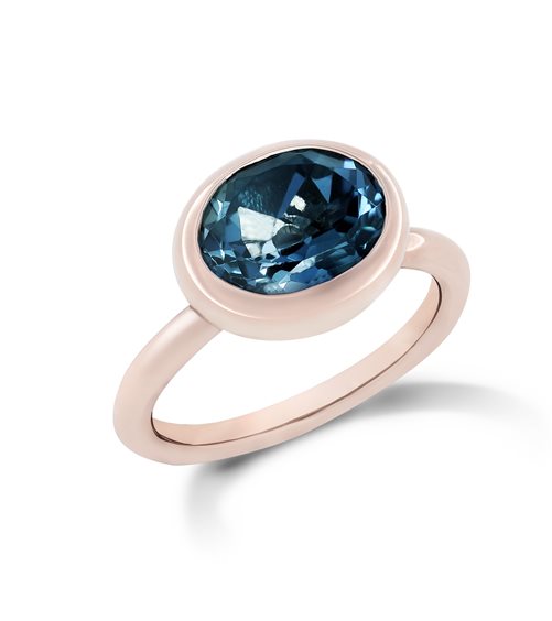 Anillo Sangiorgi Preziosi Mujer Candy in Oro Topazio blu 3.35 Ct FA4404R57.FIORE ROBERTA - FA4404R57.FIORE ROBERTA